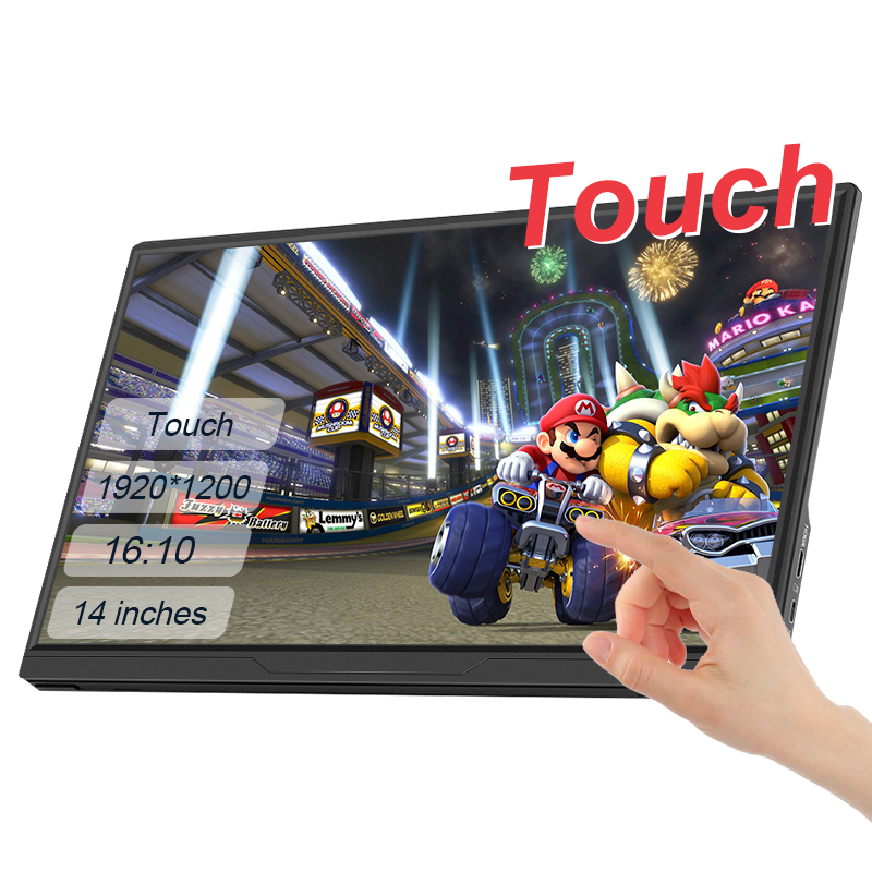 Phone Accessories Display Board - 14/15.6/16inch LANLIPU Touch Portable Monitor IPS