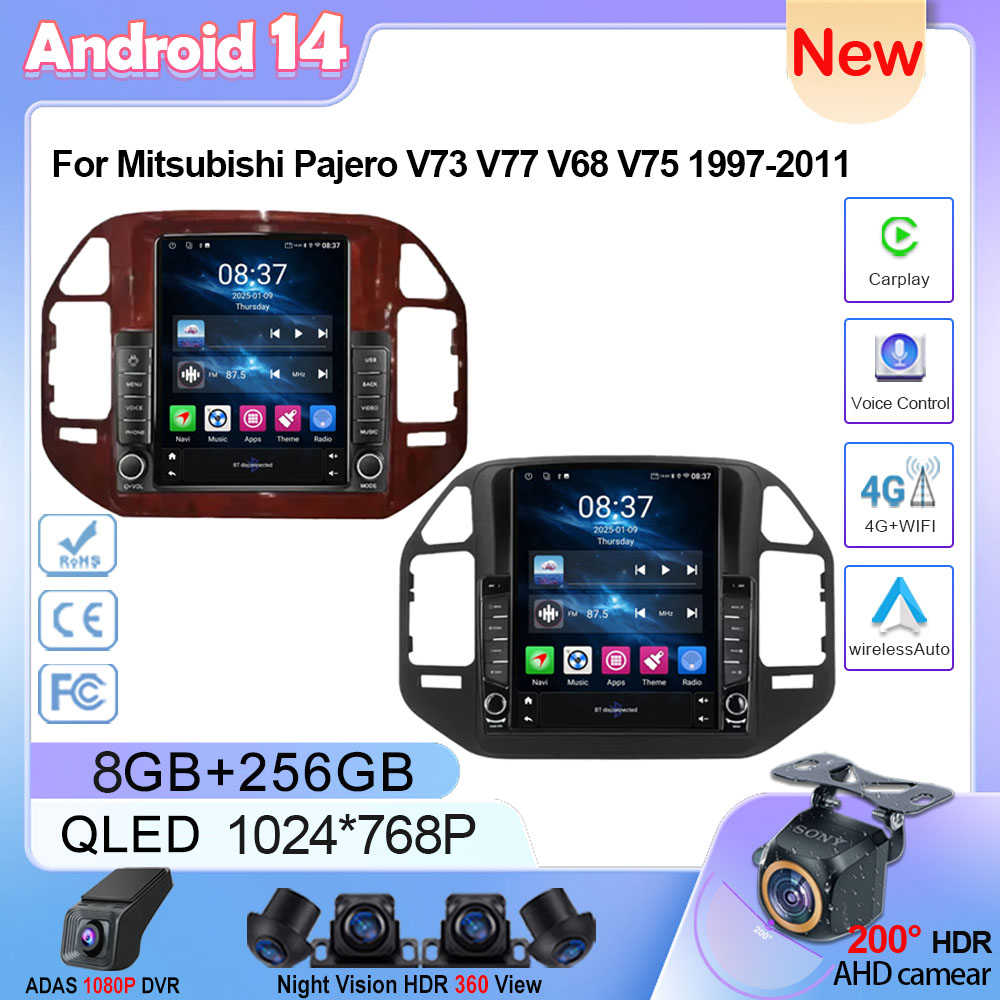 Phone Accessories Display Board - Car Radio Android For Mitsubishi Pajero
