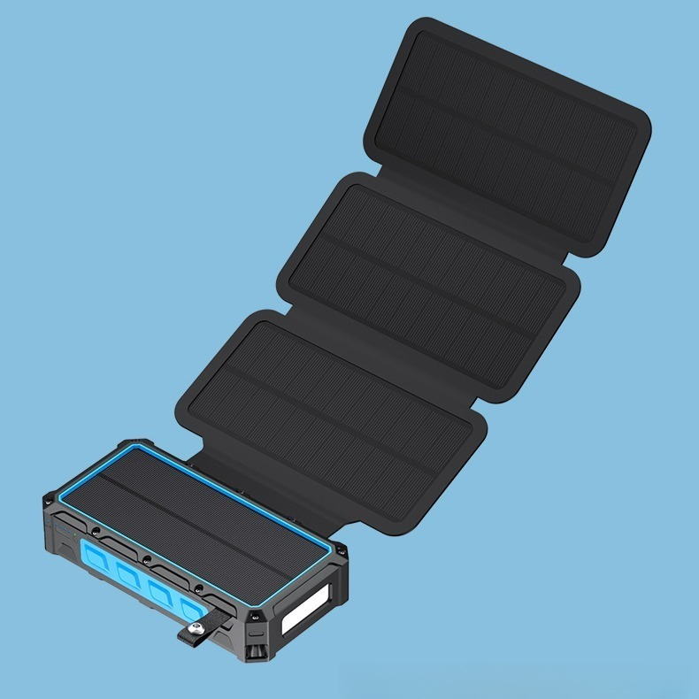 Portable Charger 20000Mah - 20000mAh Hand Crank Solar Power Bank