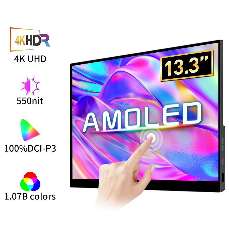 Phone Accessories Display Board - 13.3 Inch 4K OLED Touch Screen