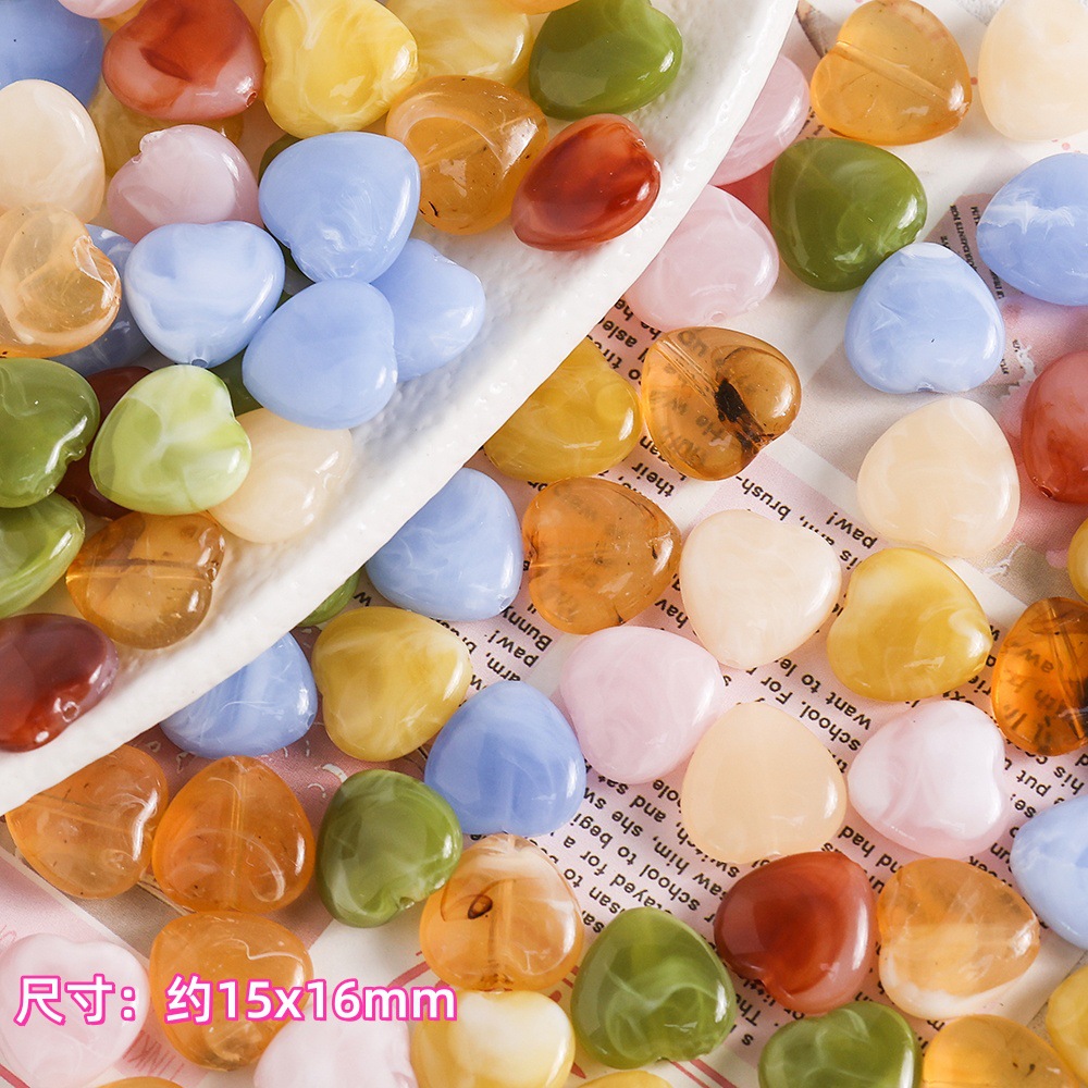 Phone Accessories Beads - 20g Acrylic Dyeing Mixed Shape Bead
