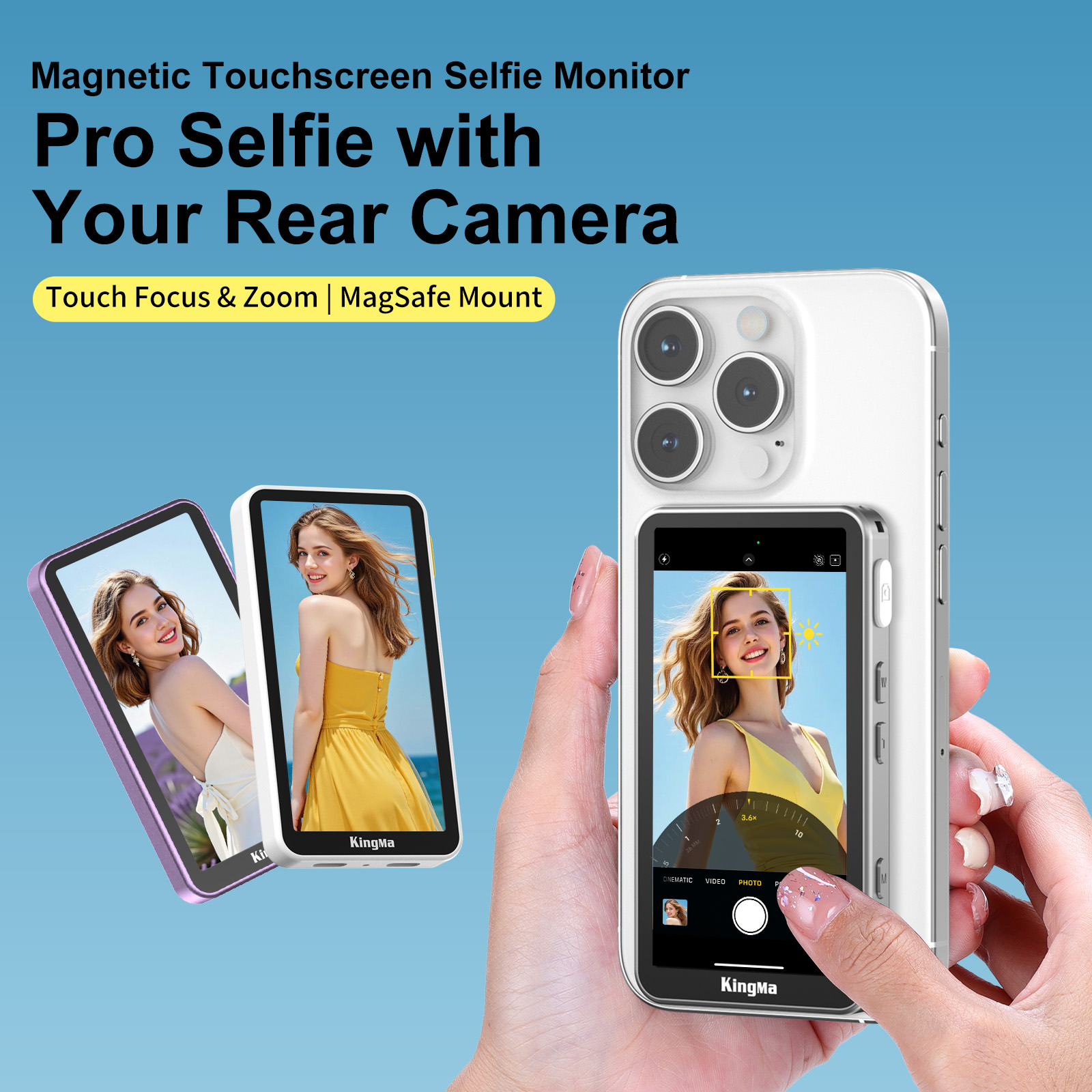 Phone Accessories Display Board - PH02 ULTRA Phone Vlog Selfie Monitor