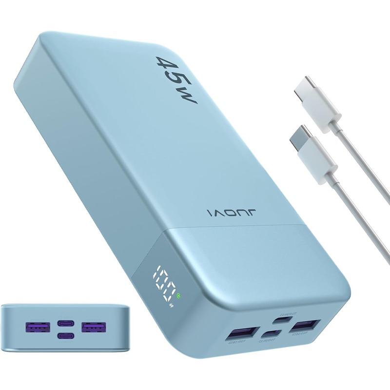 Portable Charger 20000Mah - JUOVI Power Bank 20000Mah 45W Fast