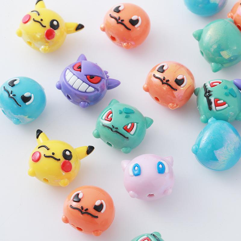 12pcs Pokémon Bead DIY Mobile  - огляд і ціна Phone Accessories Beads