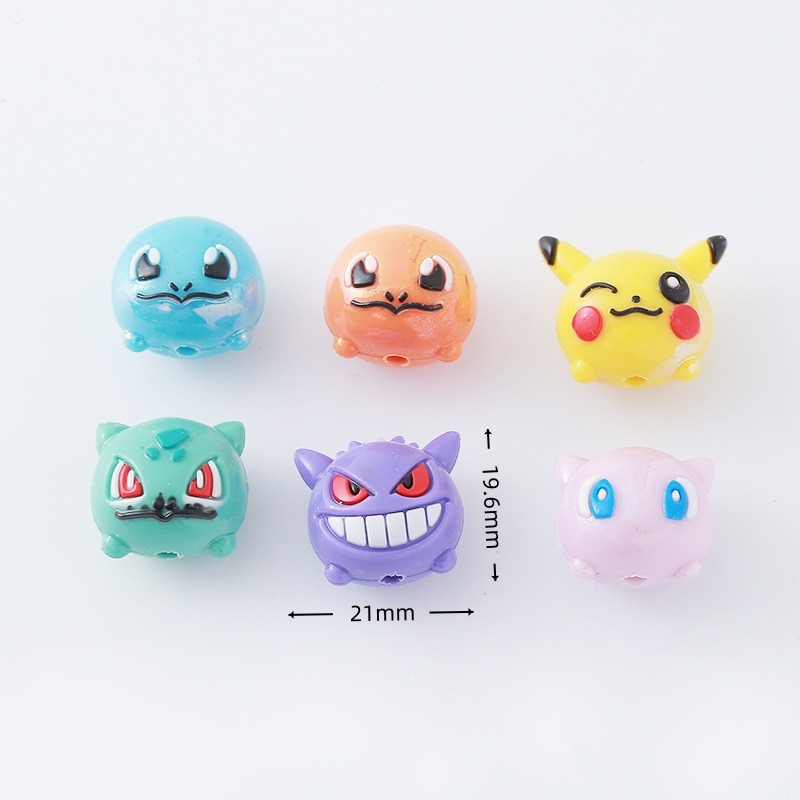12pcs Pokémon Bead DIY Mobile  - огляд і ціна Phone Accessories Beads