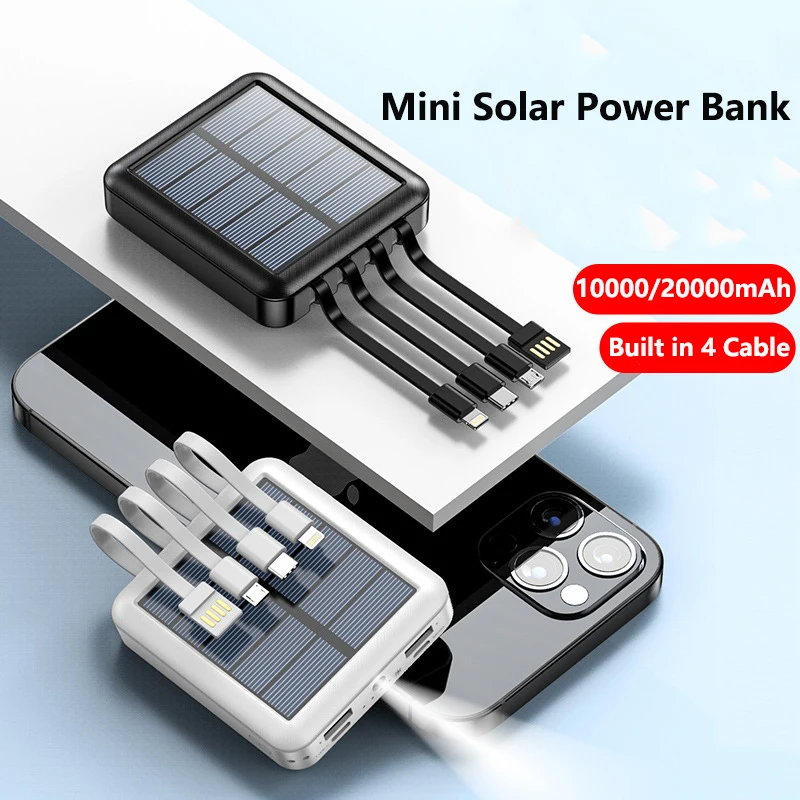 JayoWade Mini Solar Power Bank - огляд і ціна Portable Charger 20000Mah