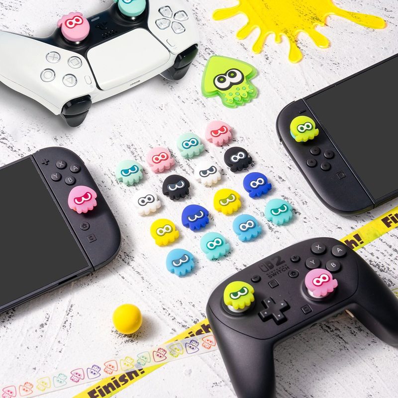 Thumb Grip Caps Splatoon Squid - огляд і ціна Xbox Phone Accessories