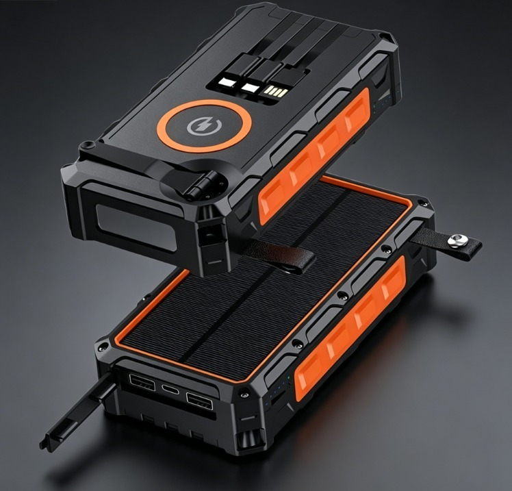 20000mAh Hand Crank Solar Powe - огляд і ціна Portable Charger 20000Mah