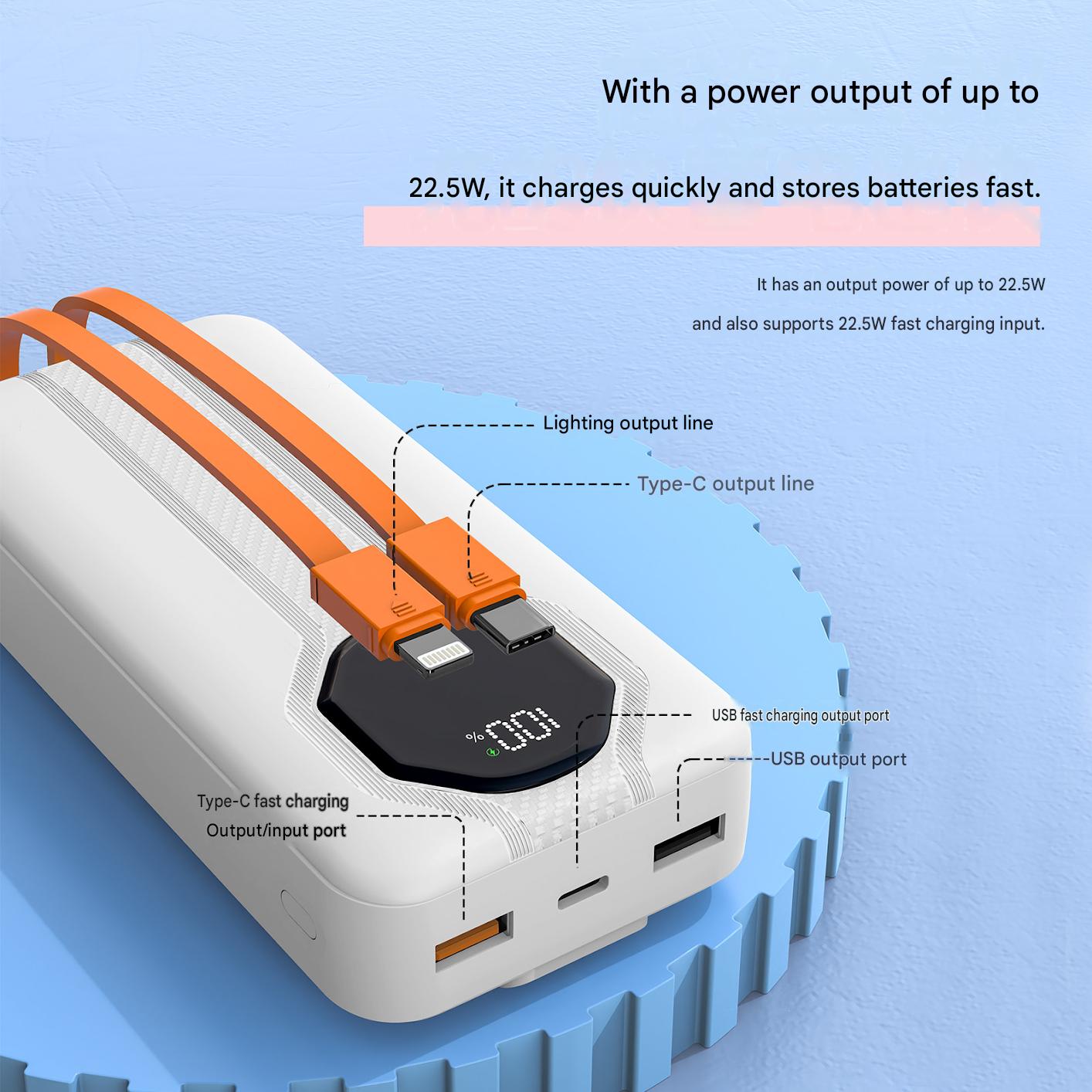 20000mAh Power Bank with Digit - огляд і ціна Portable Charger 20000Mah