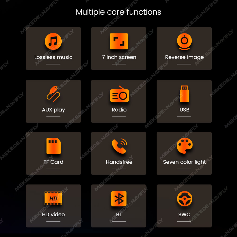 7-inch HD touch screen 2 DIN c - огляд і ціна Phone Accessories Display Board