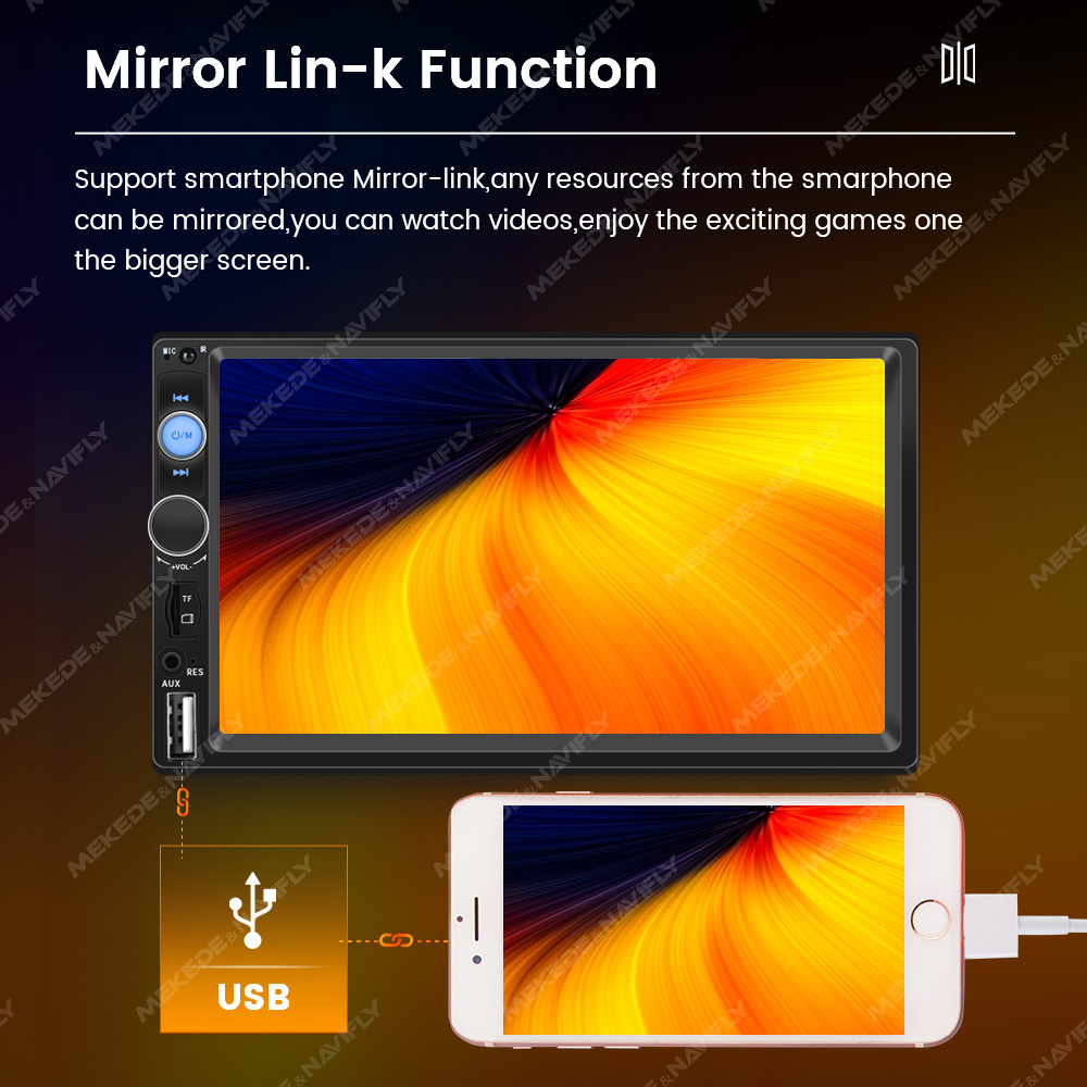 7-inch HD touch screen 2 DIN c - огляд і ціна Phone Accessories Display Board