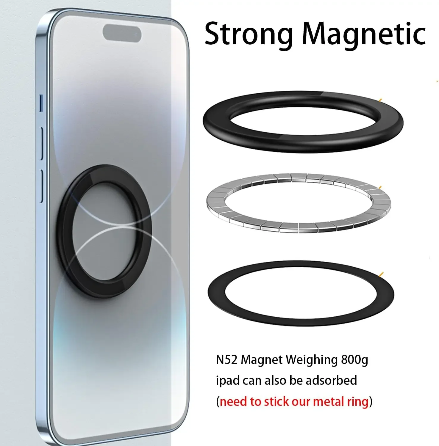 For MagSafe Magnetic Ring Hold - огляд і ціна Phone Accessories Magnetic