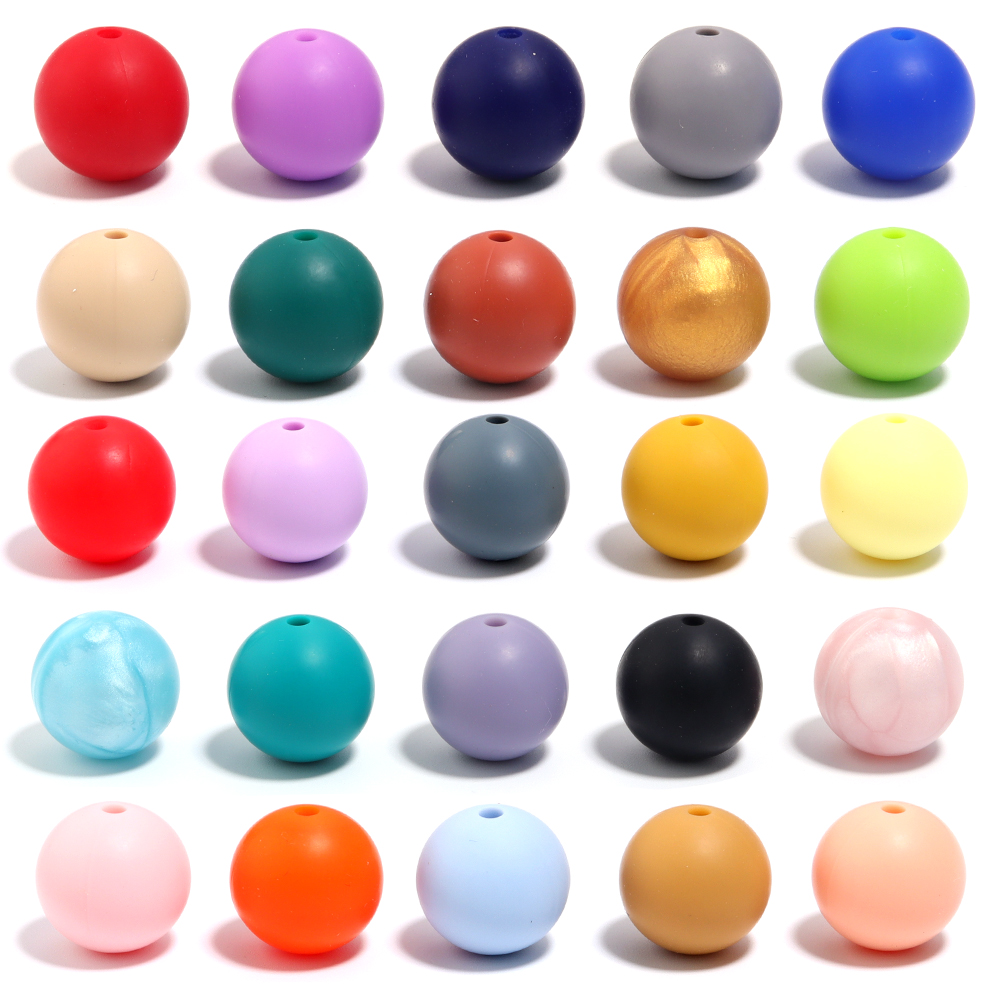 20pcs Silicone Round Bead 12/1 - огляд і ціна Phone Accessories Beads