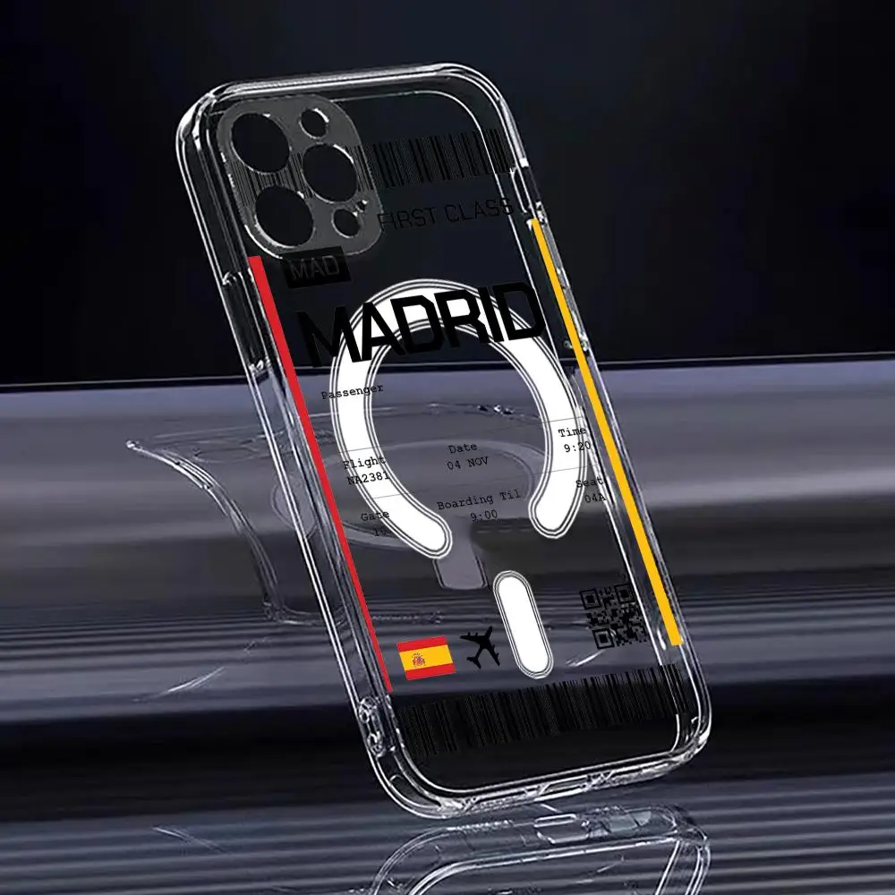 Travel Plane Ticket Spain Phon - огляд і ціна Phone Accessories Magnetic