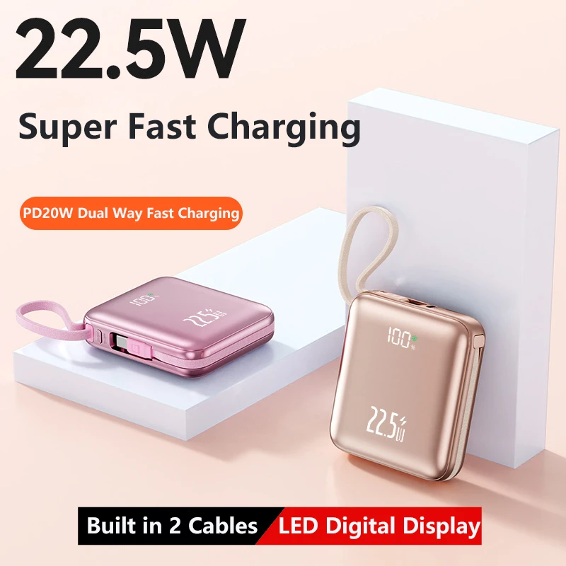 20000mAh Mini Power Bank Exter - огляд і ціна Portable Charger 20000Mah