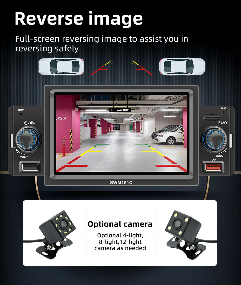 1Din Car Radio Multimedia Carp - огляд і ціна Phone Accessories Display Board